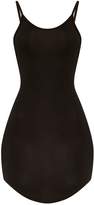 Thumbnail for your product : PrettyLittleThing Basic Black Jersey Strappy Mini Dress