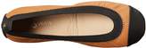 Thumbnail for your product : Yosi Samra Samantha Soft Leather Fold Up Flat with Contrast Cap Toe