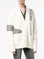 Thumbnail for your product : Christopher Kane Oversized Patch Applique Cardigan