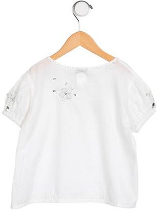 Sonia Rykiel Girls' Embroidered Embellished Top