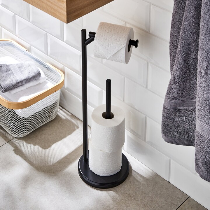 Toilet Paper Black Kitchen Roll Holder Dunelm Dunelm Lincoln