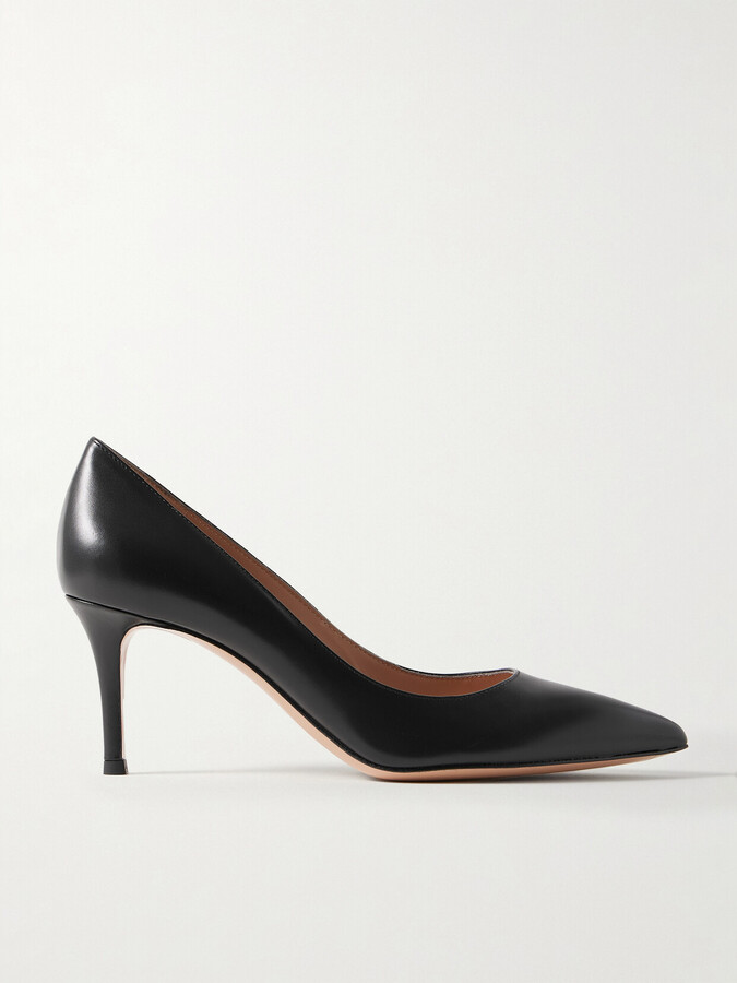 Gianvito Rossi Gianvito 70 Leather Pumps - Black