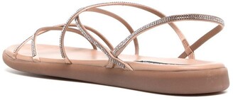 Pedro Garcia Crystal-Embellished Strap Sandals