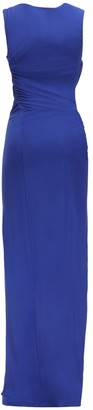ATLEIN Ruched Viscose Jersey Dress