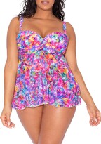 Thumbnail for your product : Smart & Sexy Women's Full Busted Ruffle Twist Bandeau Tankini