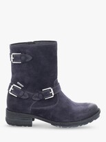 Thumbnail for your product : Josef Seibel Sandra 30 Suede Biker Boots, Blue