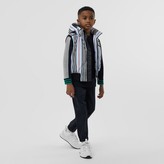 Thumbnail for your product : Burberry Detachable Hood Icon Stripe Down-filled Gilet