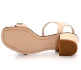 Thumbnail for your product : Dune London Mahala High Heeled Leather Sandals with Iridescent Diamanté