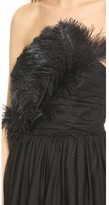 Thumbnail for your product : Haute Hippie Strapless Tulle Dress
