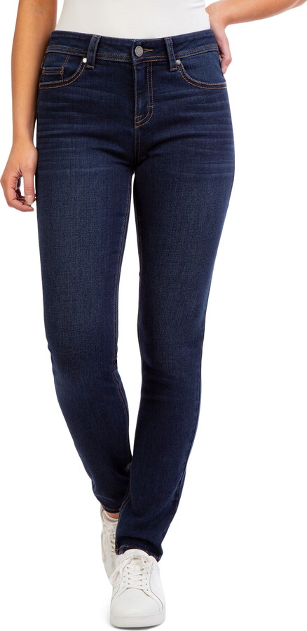 Jordache Women's and Women's Plus Mid-Rise Skinny Jeans, Sizes 2-22