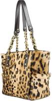 Thumbnail for your product : Fontanelli Calfhair Leopard Print Mini Tote