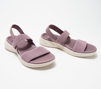 skechers sandals purple