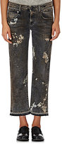Thumbnail for your product : R 13 Women's Straight Boy Crop Jeans