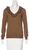 Thumbnail for your product : Louis Vuitton Wool Ruffled Sweater