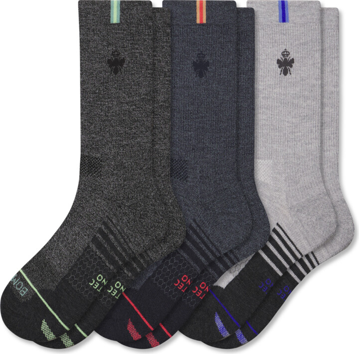 Bombas Merino Wool Blend Athletic Calf Sock