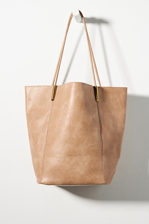 By Anthropologie The Large Akimbo Tote Bag Beige - ShopStyle