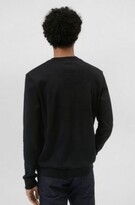 Thumbnail for your product : HUGO BOSS Reversed-logo sweatshirt in interlock cotton