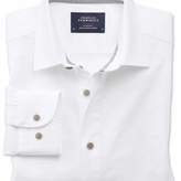 Thumbnail for your product : Charles Tyrwhitt Slim fit cutaway collar popover white shirt