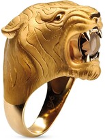 Thumbnail for your product : Carrera Y Carrera 18kt Yellow Gold Small Tiger Ring