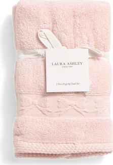 TJMAXX 2Pk Bundle Of Bows Hand Towels, Cotton