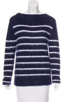 Thumbnail for your product : Michael Kors Striped Mohair-Blend Sweater