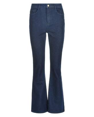Jaeger High-Rise Kick Flare Jeans