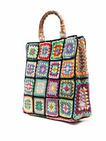 Thumbnail for your product : la milanesa Crochet Pattern Tote Bag