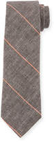 Thumbnail for your product : Brunello Cucinelli Fine Striped Linen-Blend Tie