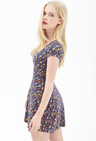 Thumbnail for your product : Forever 21 Forever21 Floral Print Fit & Flare Dress