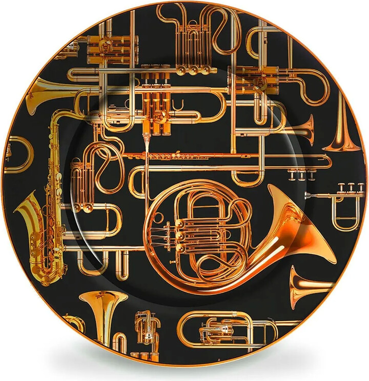 Seletti Trumpets dinner plate