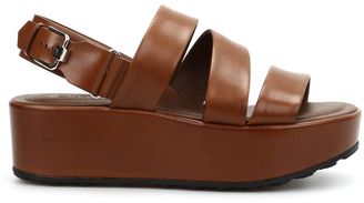 Tod's Leather Wedges