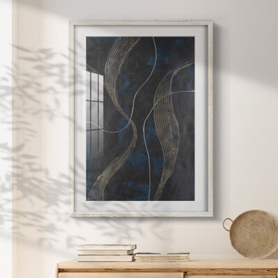 Ivy Bronx Laminar Flow II -Framed Print