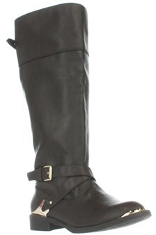 Report Footwear Neves Knee High Riding Boots, Brown.