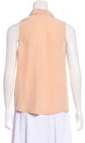 Thumbnail for your product : Equipment Silk High-Low Sleeveless Top
