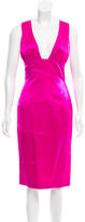 Thumbnail for your product : Versace Satin Open-Back Dress