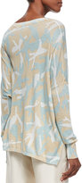 Thumbnail for your product : Minnie Rose Long-Sleeve Printed Camo Pullover