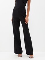 High-rise Cady Wide-leg Trousers 