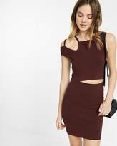 Thumbnail for your product : Express Asymmetrical Off The Shoulder Cropped Top