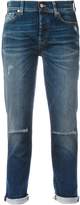 Thumbnail for your product : 7 For All Mankind ripped boyfriend jeans