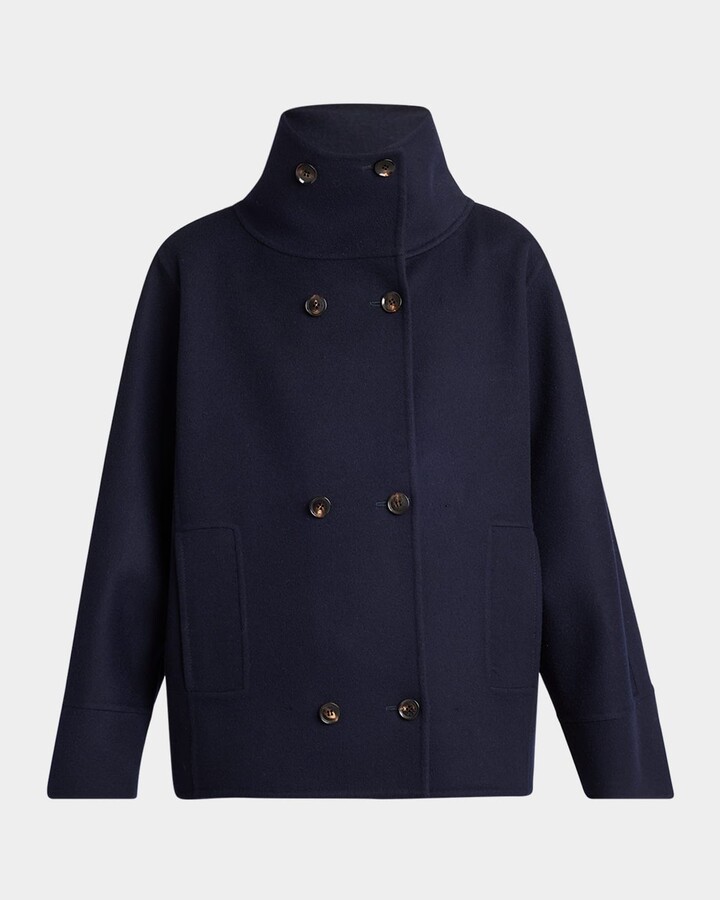 Kiton Cashmere Double-Breasted Jacket