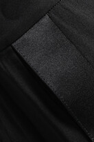 Thumbnail for your product : Equipment Hagan Satin-trimmed Twill Straight-leg Pants