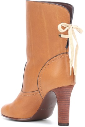 See by Chloe Lara leather ankle boots