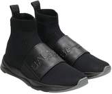 Thumbnail for your product : Balmain Cameron Black Fabric High Sneakers
