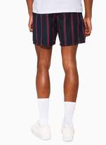Thumbnail for your product : TopmanTopman Navy and Red Striped Shorts