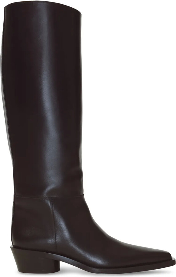 Proenza Schouler Bronco leather tall boots