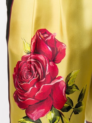 Dolce & Gabbana Rose Print Shorts