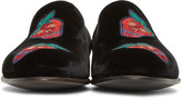 Thumbnail for your product : Paul Smith Black Velvet Rudyard Loafers