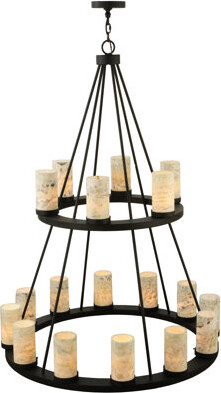 Loon Peak Dunstable 18 - Light Unique / Statement Tiered Chandelier