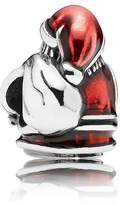 Thumbnail for your product : Pandora Red enamel Father Christmas silver charm