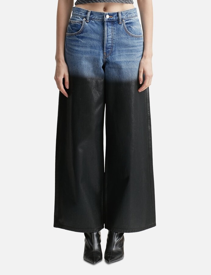 alexanderwang.t Surge Coated Wide-Leg Jean